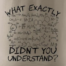 What exactly didnt you understand Chemistry