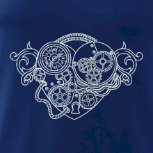 Steampunk srdce kreslené