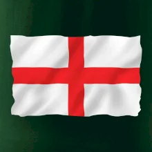 Anglická vlajka vlající