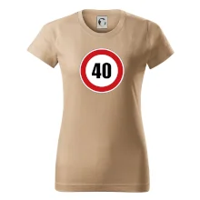 Dopravní značka - omezení rychlosti 40