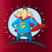 Táta superman - holka a holka Táta superman - holka a holka