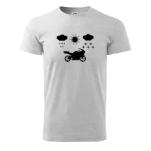 Motorkář za každého počasí - silnice