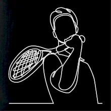 Tenista  jednim tahem