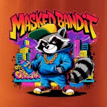 Mýval - masked bandit grafitti