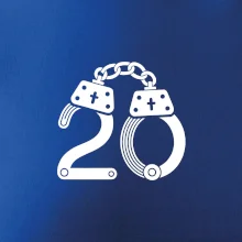 Narozeninové tričko pro policajta - pouta 20