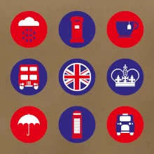 Anglie symboly v kruzích