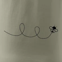 Dráha letu včely - smyčka