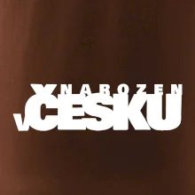 Nápis - Narozen v Česku