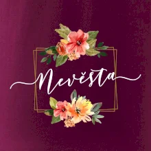 Nevěsta čtverec oranžový