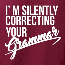 Correcting grammar