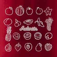 Frutarián ovoce ve čtverci