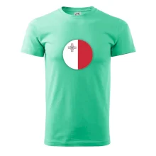 Vlajka Malta kulatá velká