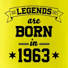Legends are born in 1963