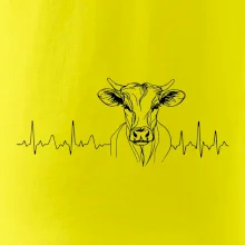 EKG křivka kráva