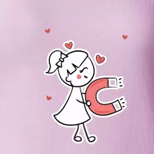 Párový motiv - panáček a magnet