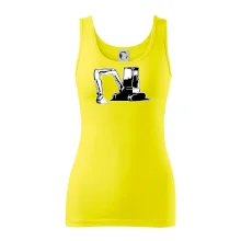 Bagr bez nápisu černobílý