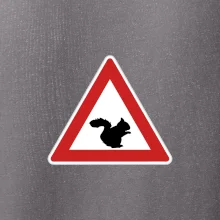 Dopravní značka - Pozor veverka