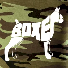 Boxer nápis v těle