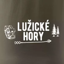 Lužické hory nápis
