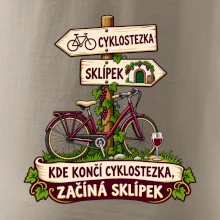 Kde končí cyklostezka, začíná sklípek