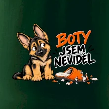 Boty jsem neviděl - štěně vlčáka
