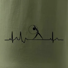 EKG moderní gymnastika obruč