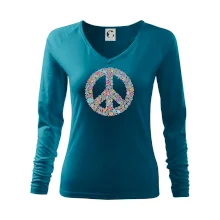 Peace symbol lístečky