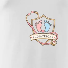 Pro nejmenší - pediatrický štít s otisky nožiček