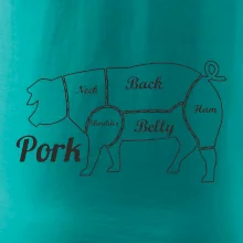 Prase nákres rozřezání