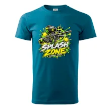 Neonový zásah splash zone paintball
