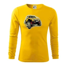 Žlutý offroad s navijákem