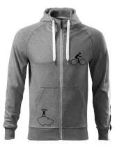 Mapa ČR + kolo na prsu