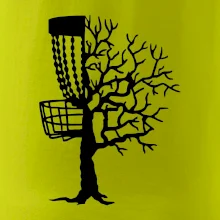 Disc golf pozor strom