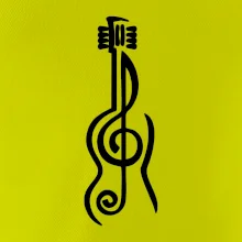 Houslový klíč kytara