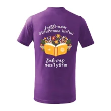 Jestli mám otevřenou knihu, tak vás neslyším