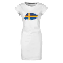 Švédská vlajka kreslená