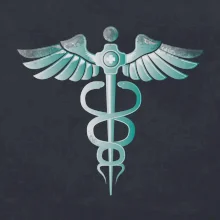 Hrdinové zdravotnictví - logo (Pecka design)