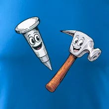 Parové triko - Kladivo a hřebík