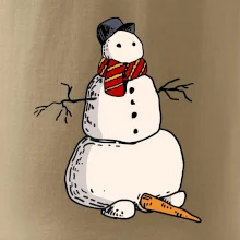 Sněhulák se spadlým nosem