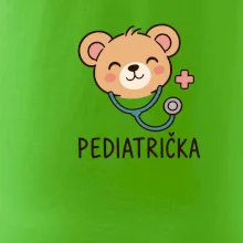 Pediatrička - minimalistický medvídek s křížkem