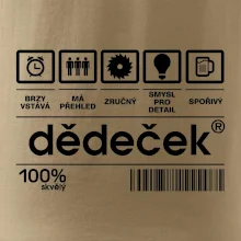 Čárový kód dědeček Čárový kód dědeček
