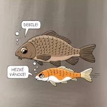 Hezké Vánoce Kapr a Koi kapr (Hana-creative)