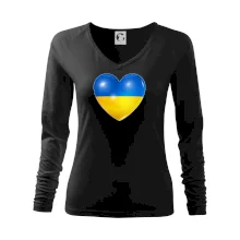 Ukrajina srdce vlajka Ukrajina srdce vlajka