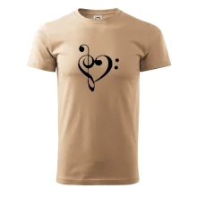 Houslový klíč srdce