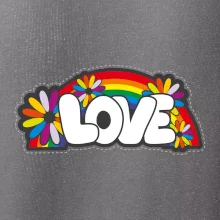 Love s duhou v pozadí