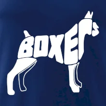 Boxer nápis v těle Boxer nápis v těle