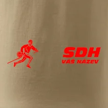 Hasičský sport SDH + váš název ČERVENÁ