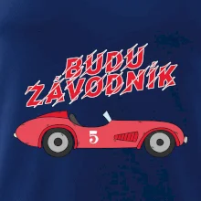 Budu závodník červené staré auto