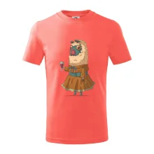 Alpaka s vínem žena