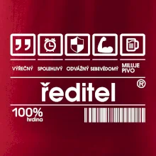 Čárový kód - Ředitel